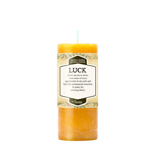 Affirmation Luck Candle Special Pour